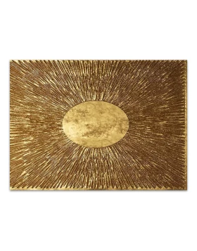 Golden Sun Megapap painting on canvas digital printing 100x70x3cm.