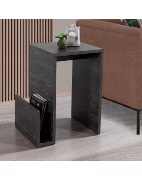 Regnar Megapap melamine side table in rebab color 43.1x33.5x52cm.