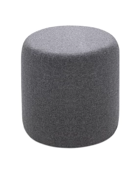 Silindir Megapap  fabric stool in grey color 40x40x40cm.