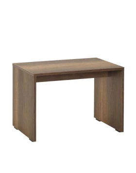 Rio Megapap melamine coffee - office table in walnut color 60x40x43cm.