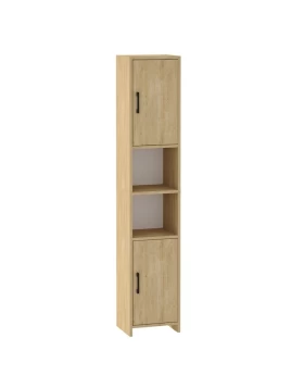 Ντουλάπι κουζίνας - μπάνιου Hobbes Megapap χρώμα sapphire oak 35x30x182,3εκ.