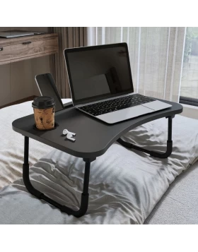 Sedon Megapap melamine laptop table in anthracite color 59.2x39,2x26,2cm.