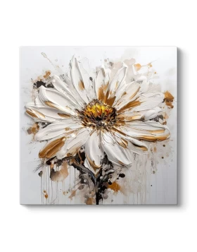 Daisy Megapap canvas painting digital printing 80x80x3cm.