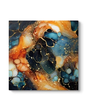 Universal Texture Abstract Megapap canvas painting digital printing 100x100x3cm.