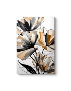 Pastel Flower Megapap painting on canvas digital printing 70x100x3cm.