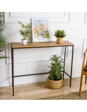 Canva Megapap metal - melamine sideboard in atlantic pine color 100x30x80cm.