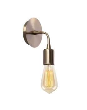 Arken Megapap E27 wall lamp in gold vintage color 12x12x20cm.