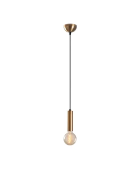 Lizy Megapap E27 metallic ceiling lamp in vintage gold color Ø4x111cm.