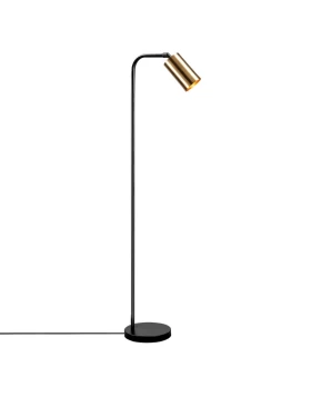 Meli Megapap metal floor lamp in black - bronze color Ø28x120cm.