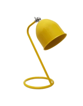 Treviso Megapap E14 metal table lamp in yellow color 11x13x30cm.