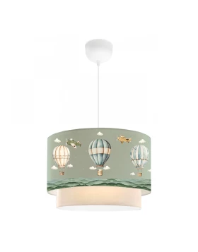 Goofy Megapap fabric ceiling lamp with cute balloons 30x20x70cm.