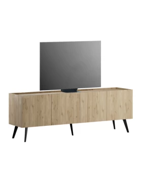 Luna Megapap melamine TV unit in oak color 180x41x62cm.